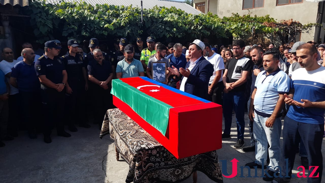 İtkin şəhid Natiq Kərimov dəfn edildi - FOTOLAR (YENİLƏNİB)